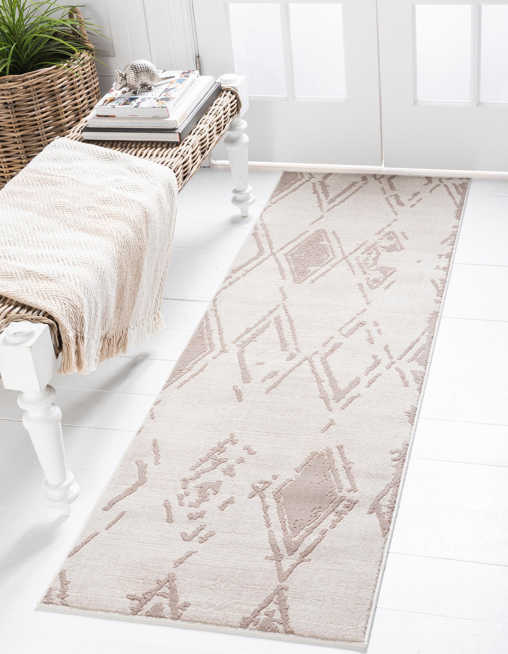 Jakobe - Faded Diamond Pattern Rug
