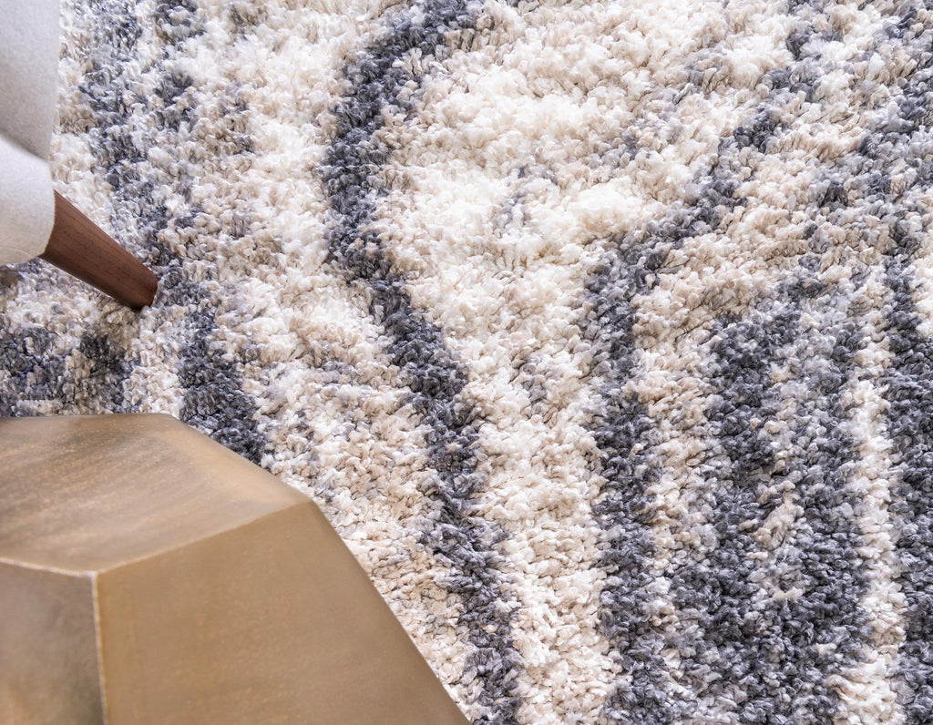 Quinten - Marble Color-Mix Shaggy Rug