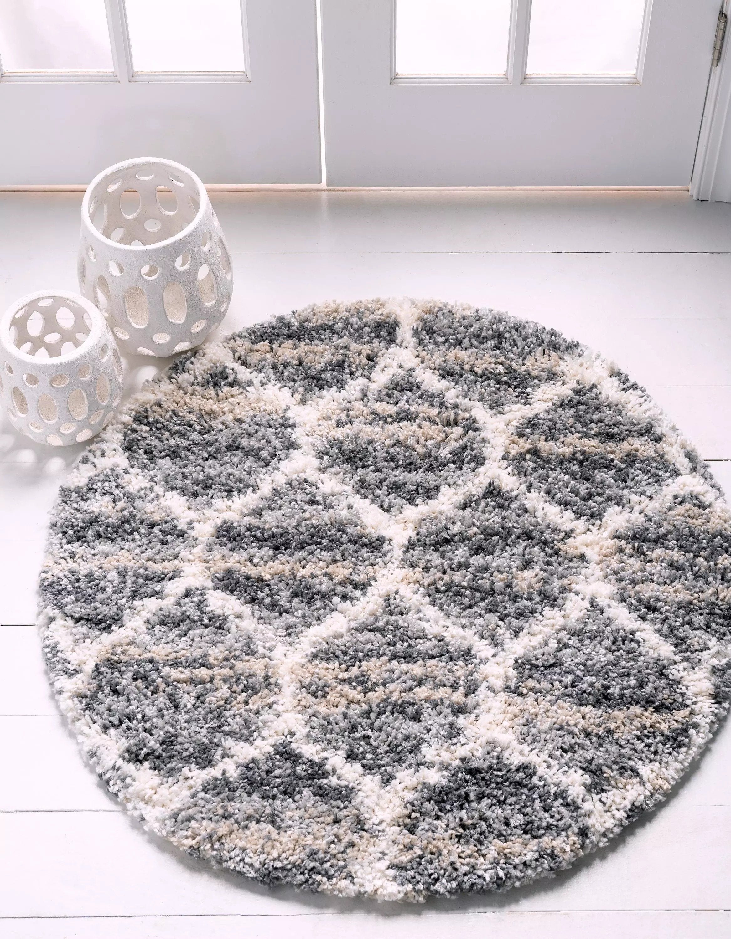 Broderick - Modern Pattern Shaggy Rug