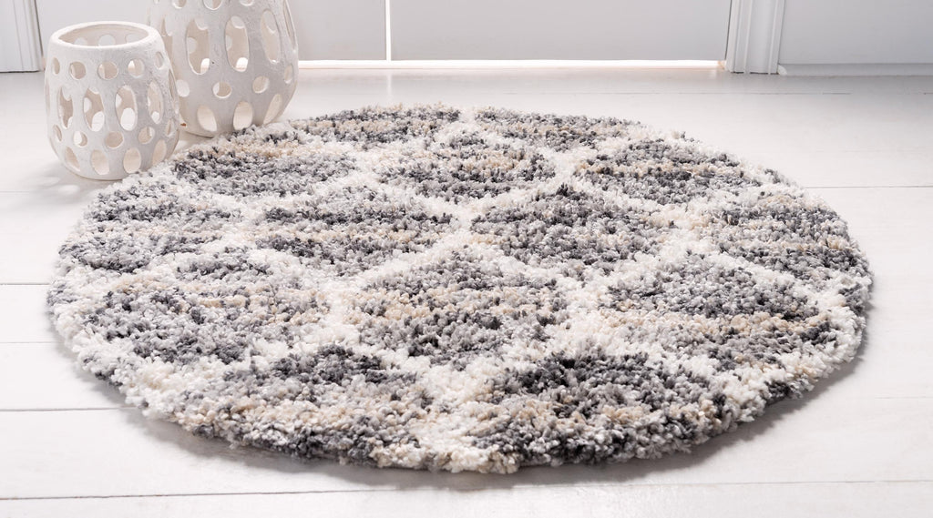 Broderick - Modern Pattern Shaggy Rug