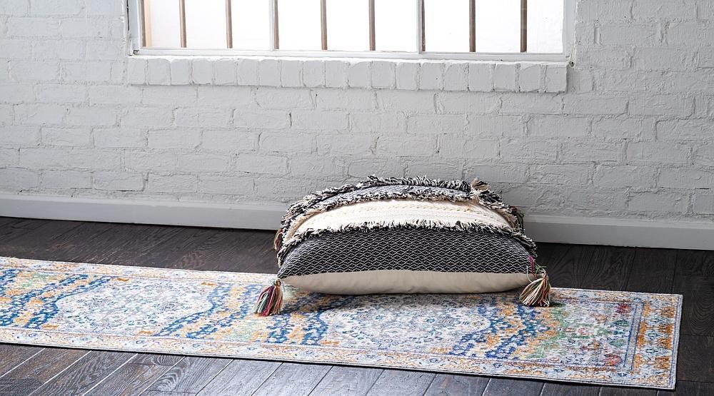 Turner - Grey & Blue Rug