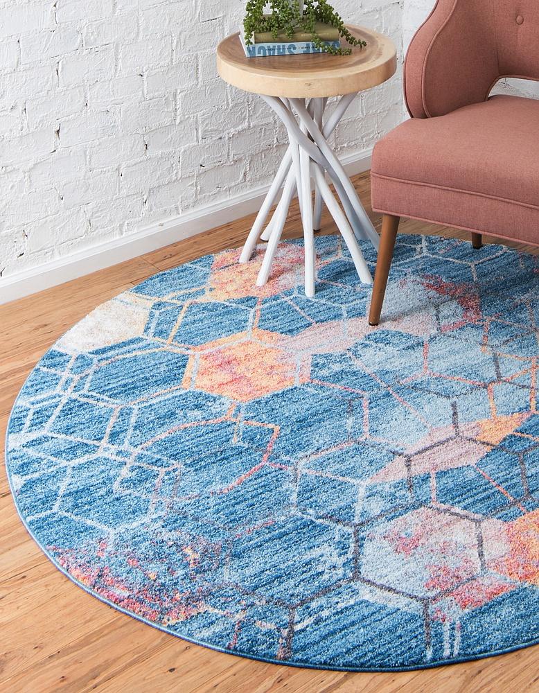 Reuben - Hexagon Gradient Rug