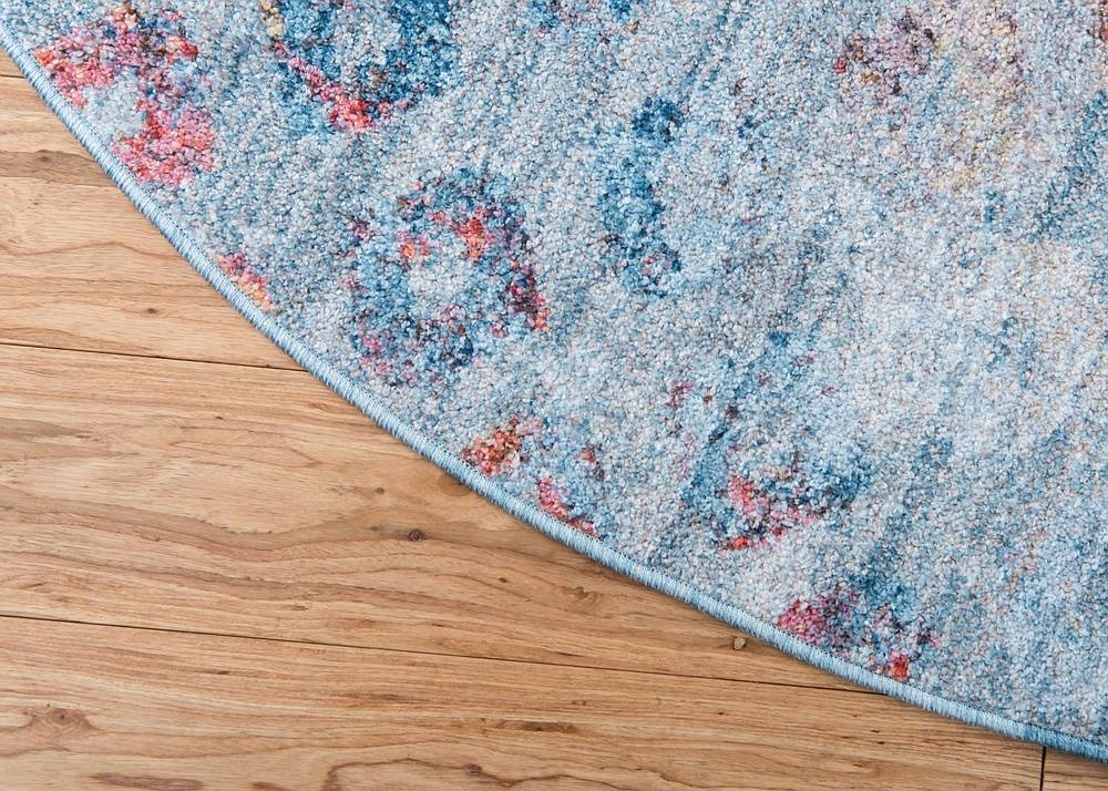 Devan - Rainbow Square-Pattern Rug