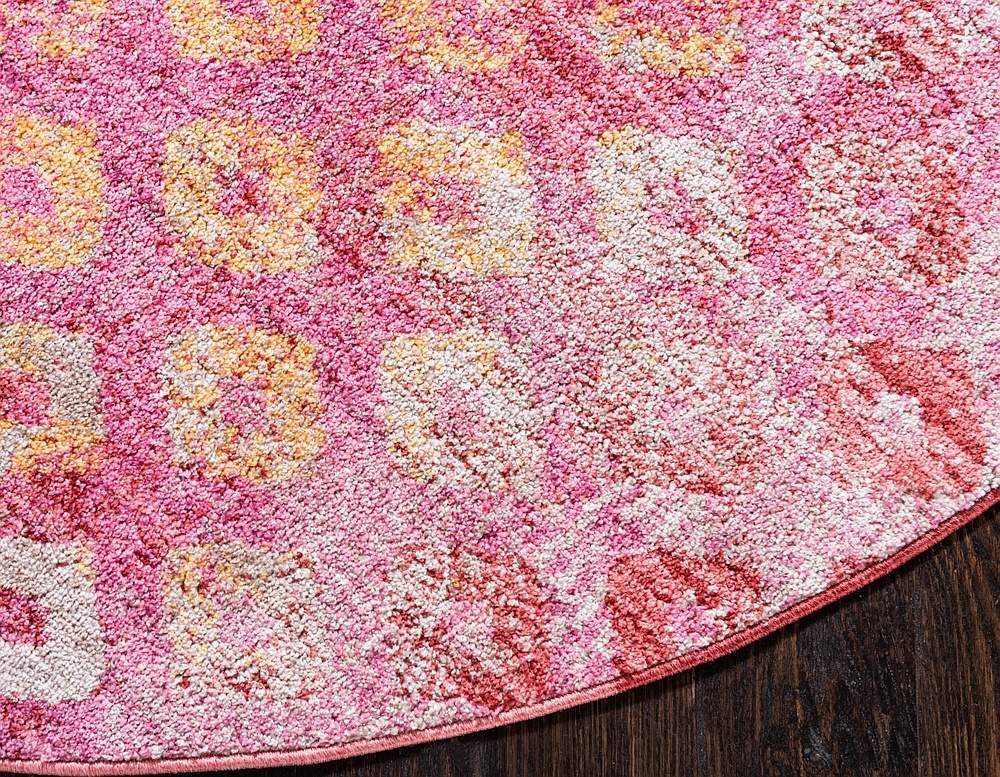 Devan - Rainbow Square-Pattern Rug