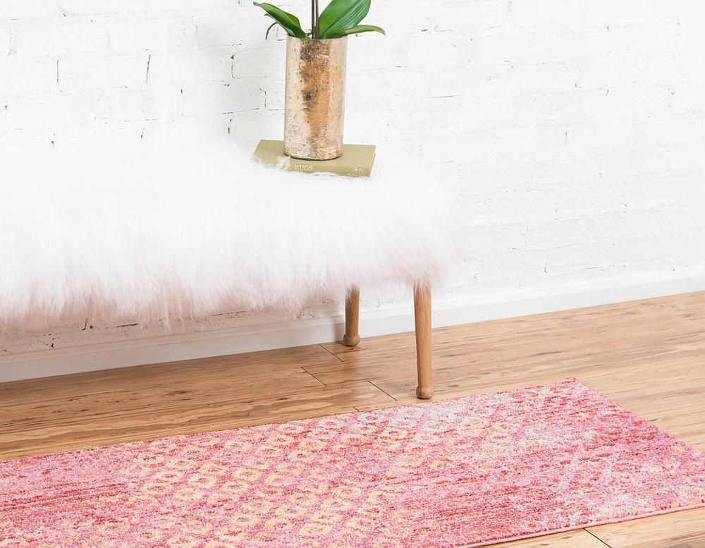 Devan - Rainbow Square-Pattern Rug
