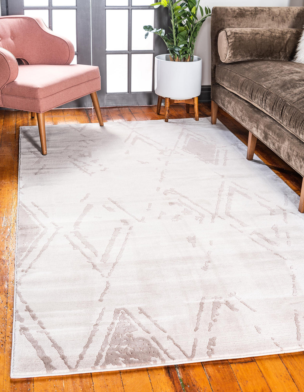 Jakobe - Faded Diamond Pattern Rug