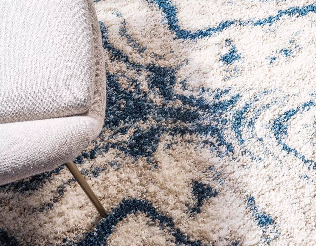 Quinten - Marble Color-Mix Shaggy Rug