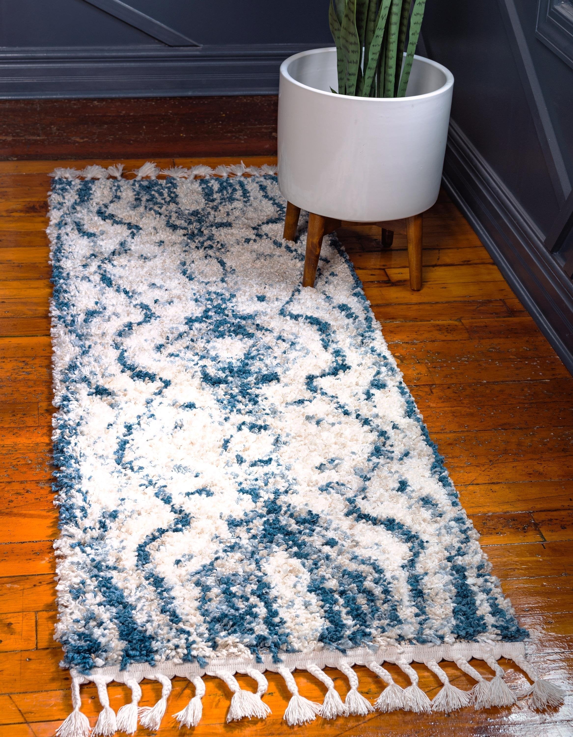 Quinten - Marble Color-Mix Shaggy Rug