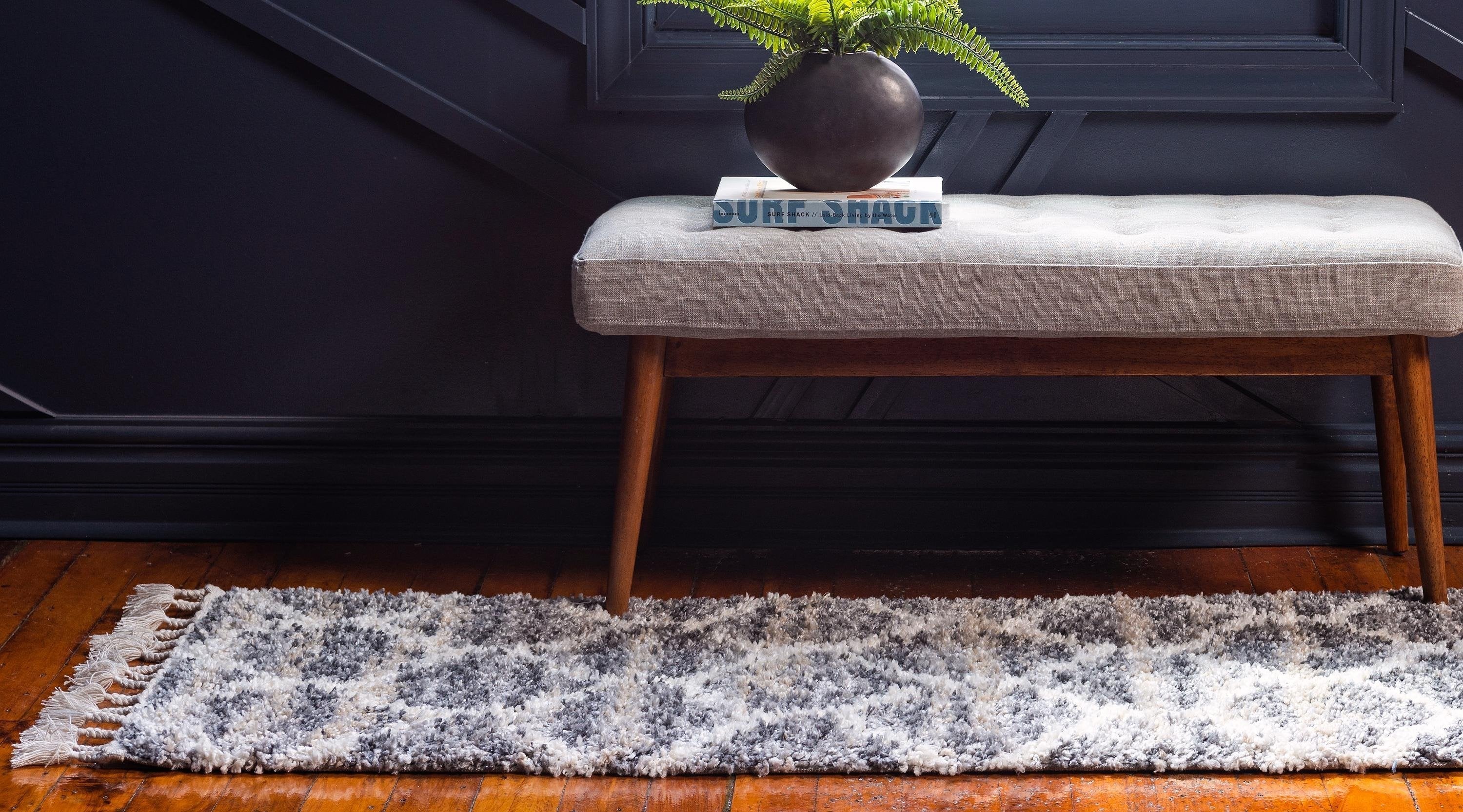 Broderick - Modern Pattern Shaggy Rug