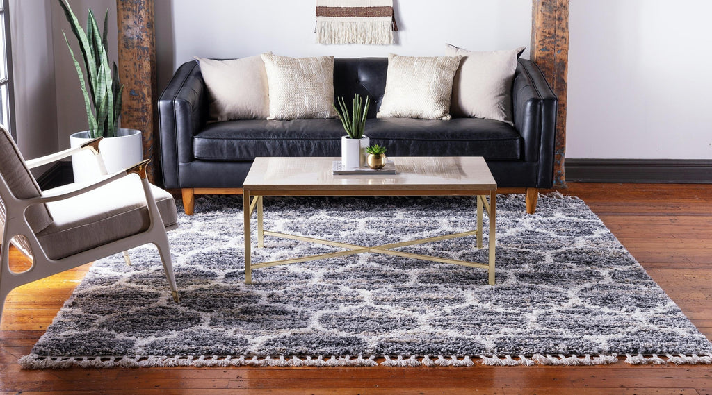 Broderick - Modern Pattern Shaggy Rug