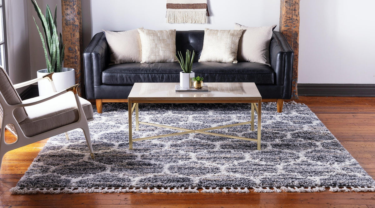 Broderick - Modern Pattern Shaggy Rug
