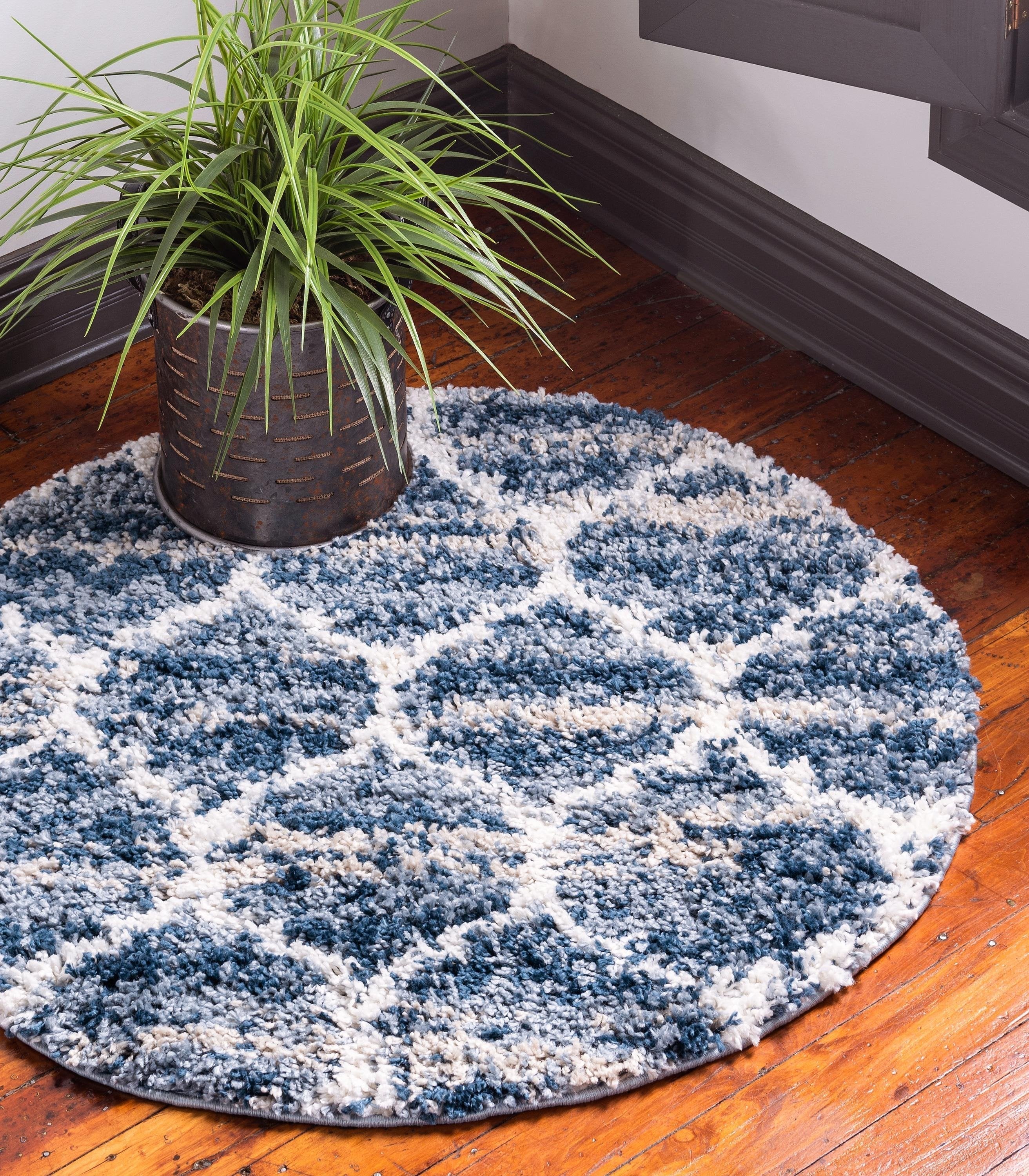 Broderick - Modern Pattern Shaggy Rug