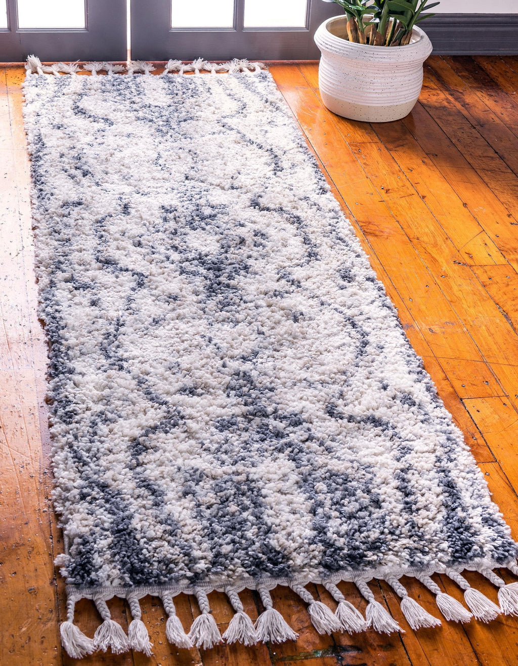 Quinten - Marble Color-Mix Shaggy Rug