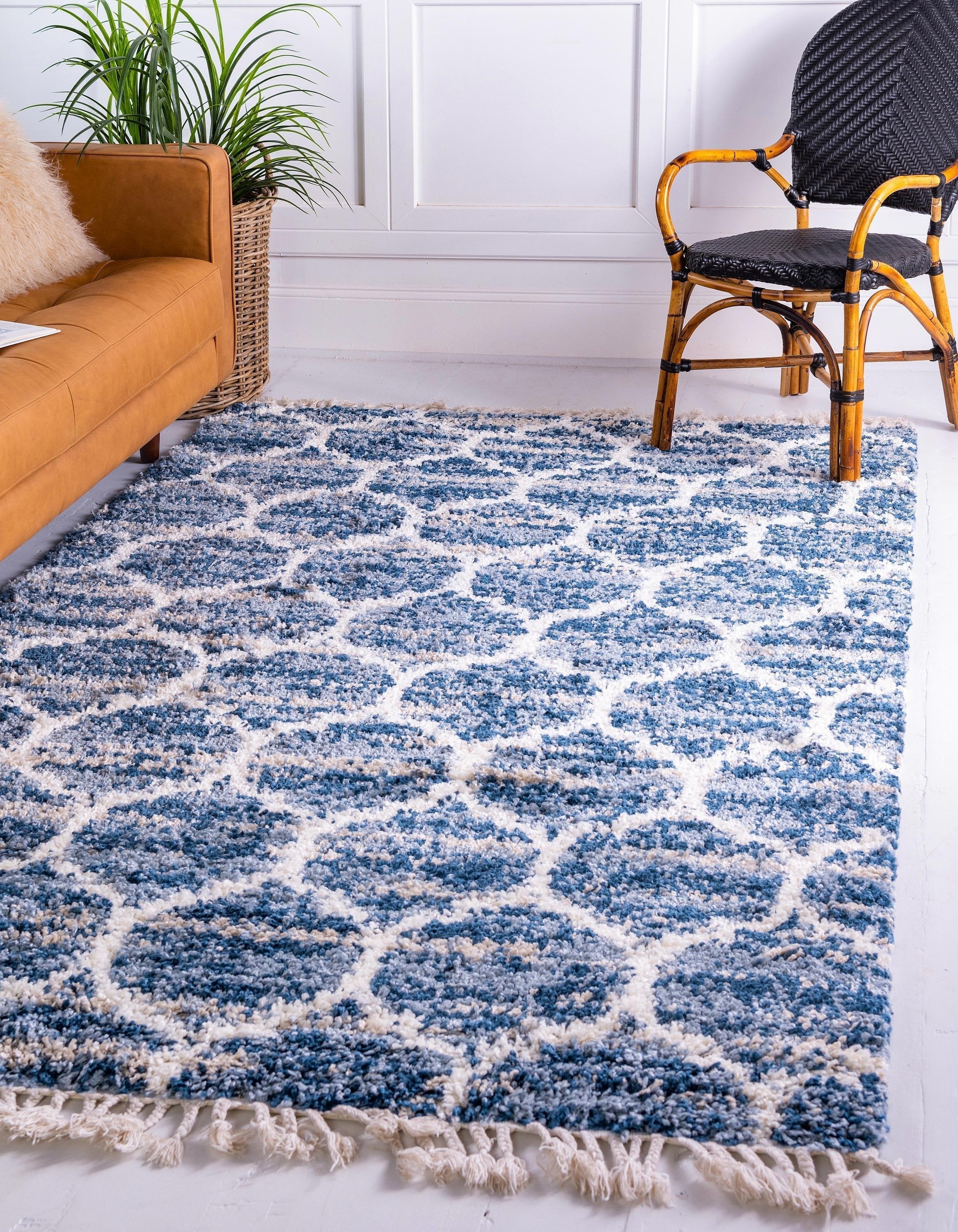 Broderick - Modern Pattern Shaggy Rug