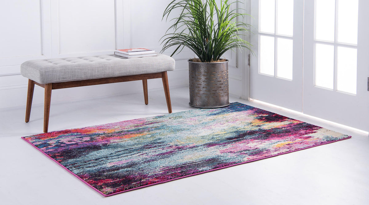 Corban - Watercolor Purple Rug