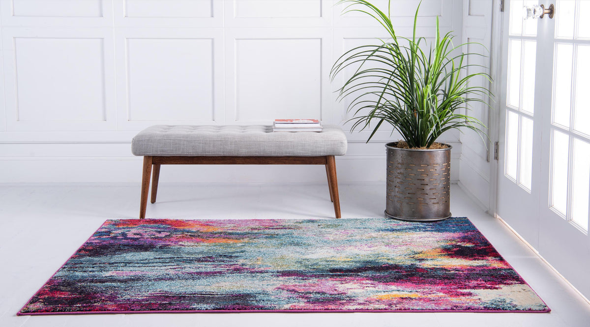 Corban - Watercolor Purple Rug