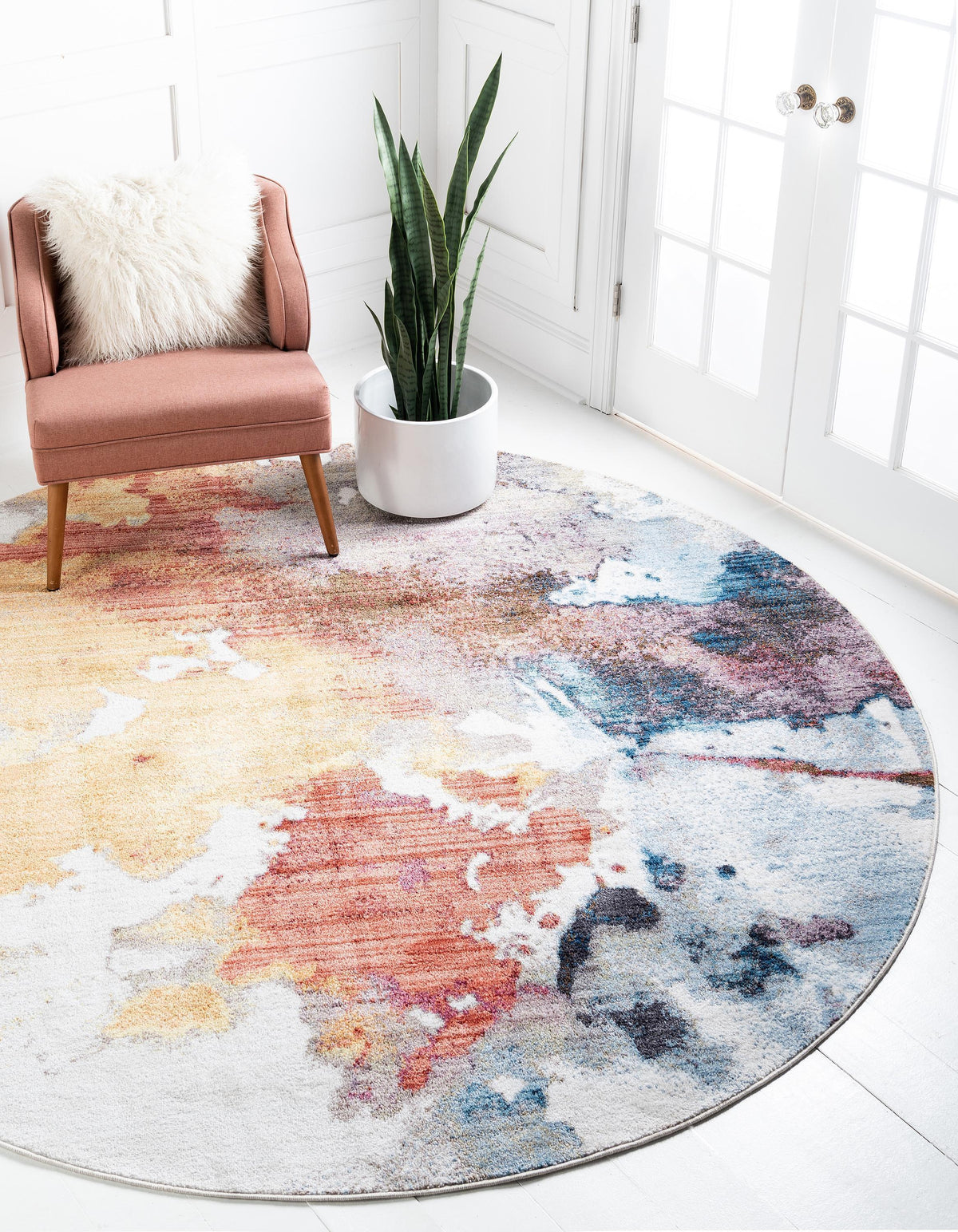Alfred - Modern Paint Splatter Rug