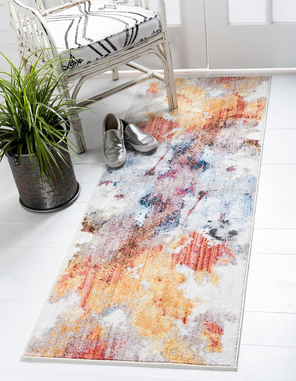 Alfred - Modern Paint Splatter Rug