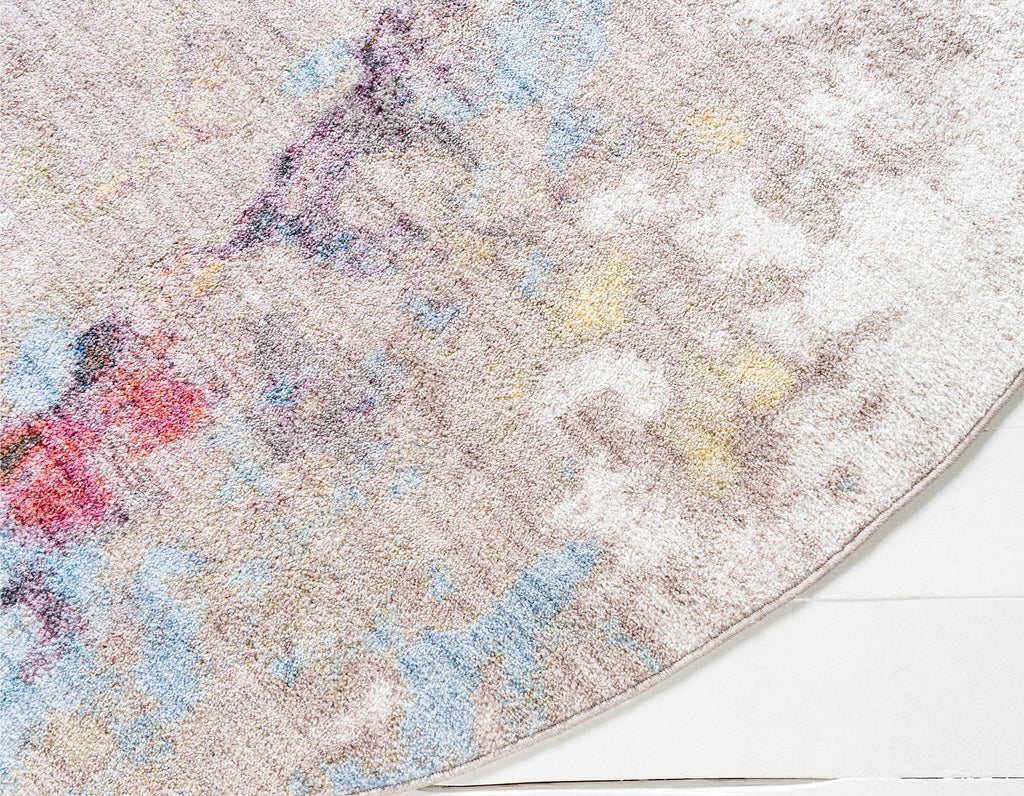 Ethen - Modern Grey Paint-Splatter Rug