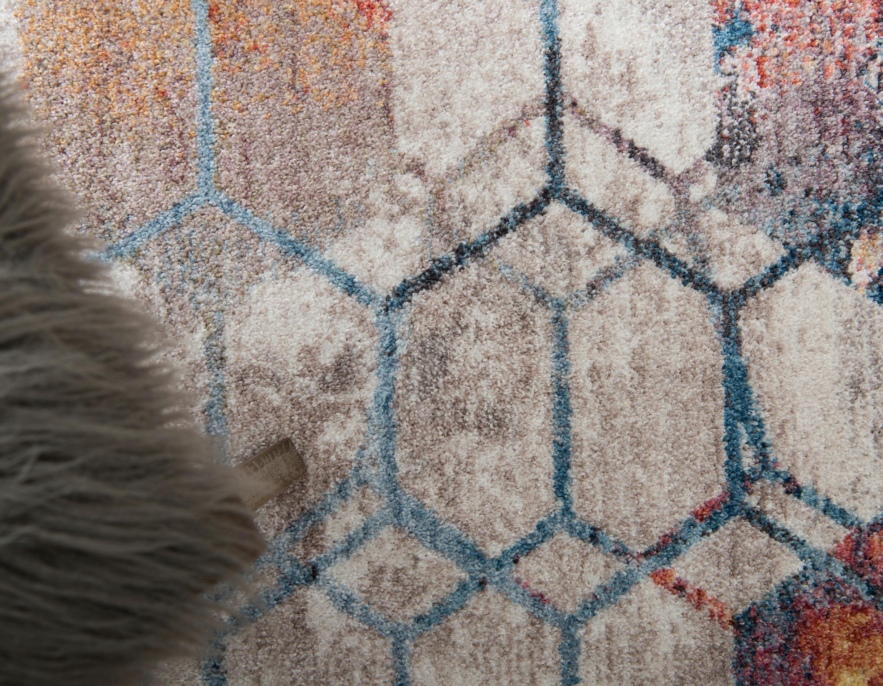 Reuben - Hexagon Gradient Rug