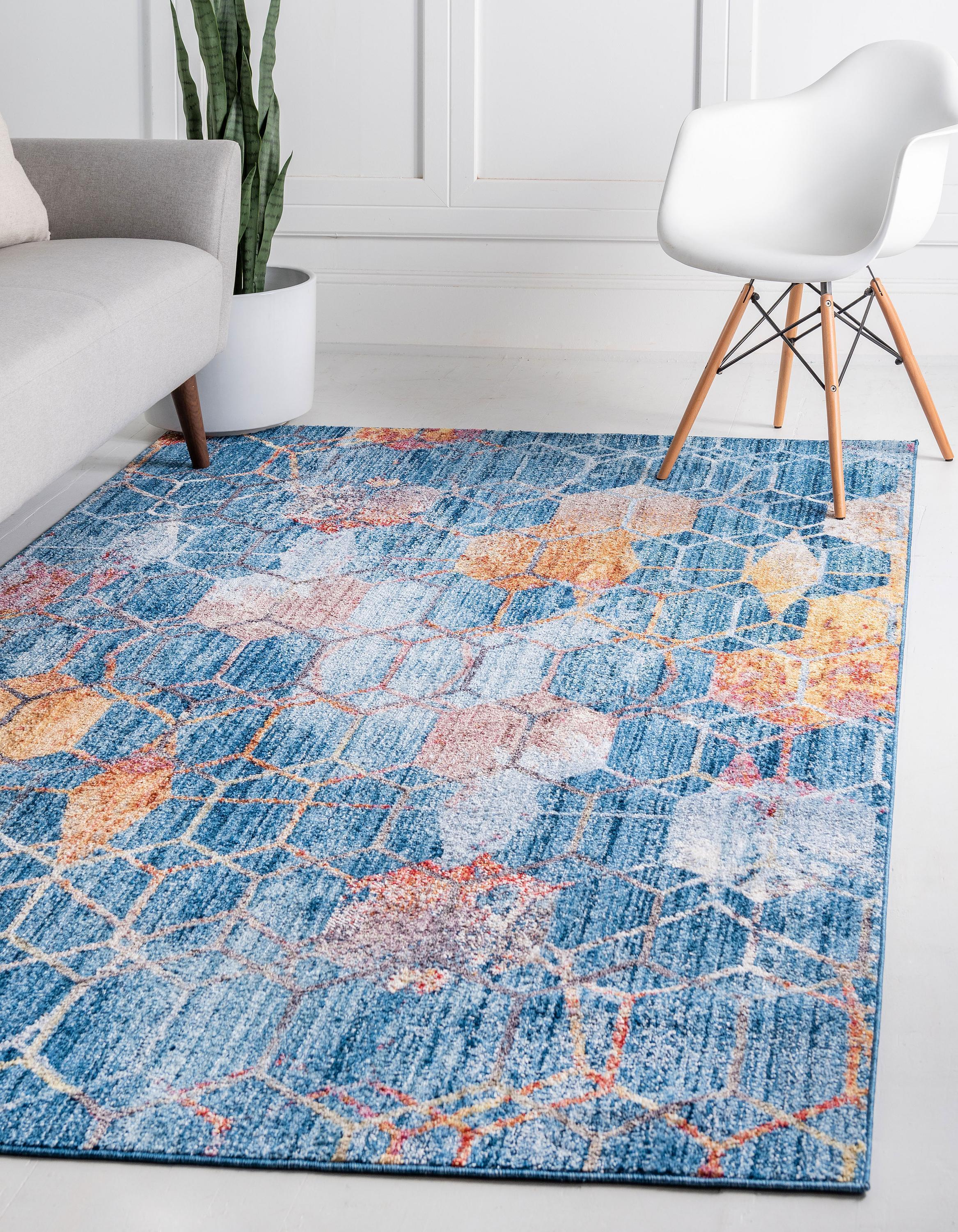 Reuben - Hexagon Gradient Rug