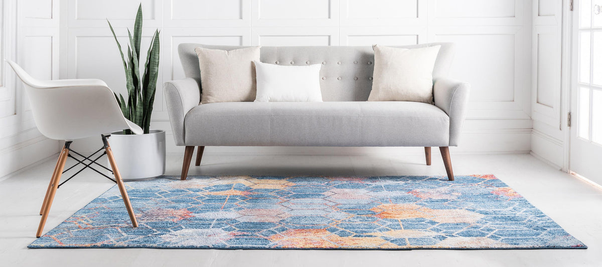 Reuben - Hexagon Gradient Rug