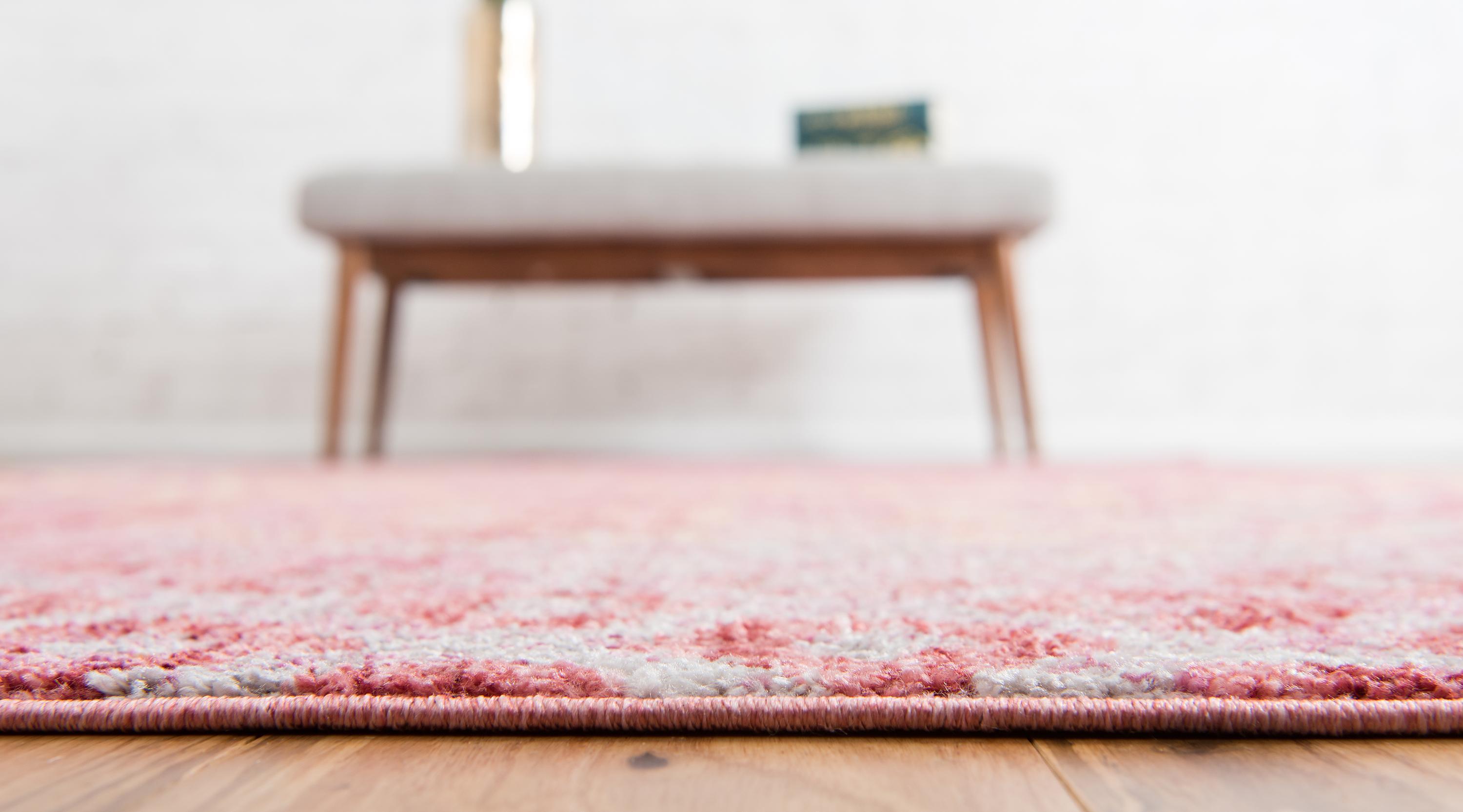 Devan - Rainbow Square-Pattern Rug