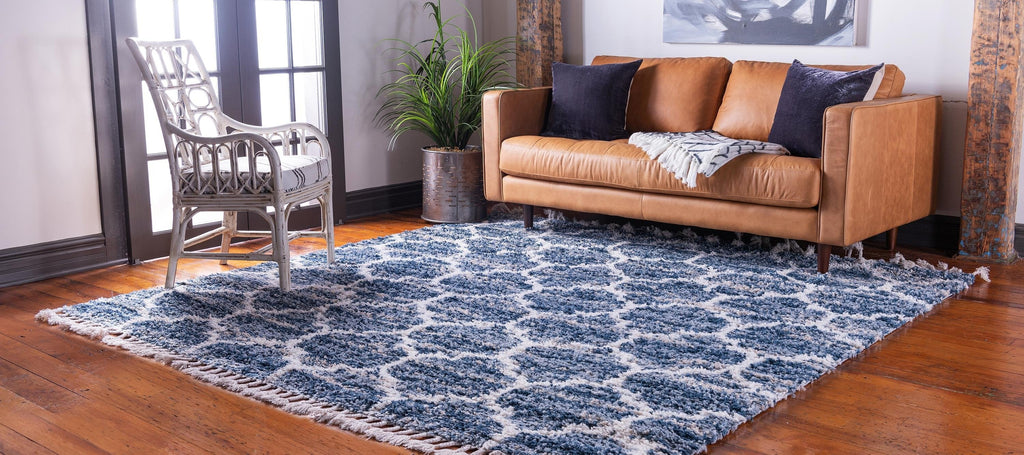 Broderick - Modern Pattern Shaggy Rug