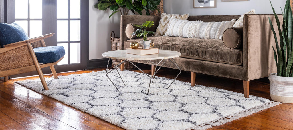 Broderick - Modern Pattern Shaggy Rug