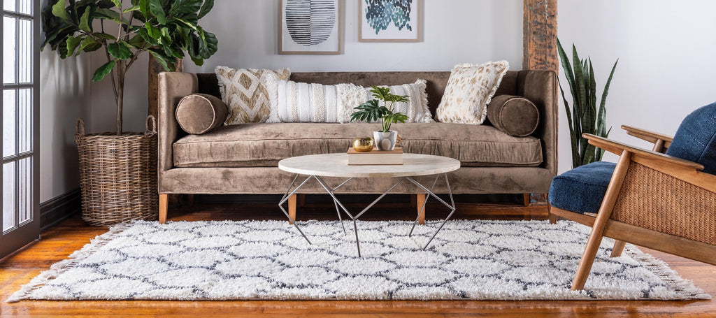 Broderick - Modern Pattern Shaggy Rug