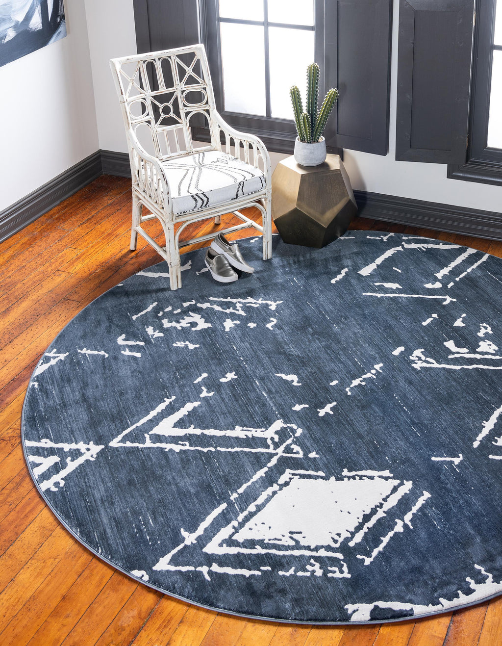Jakobe - Faded Diamond Pattern Rug