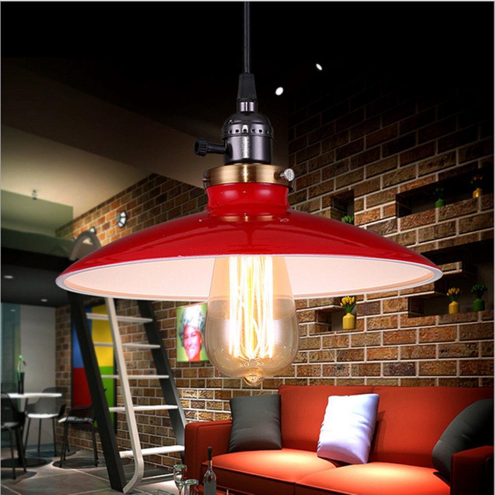 Zelus - Vintage Retro Metal-Shade Pendant Lamp