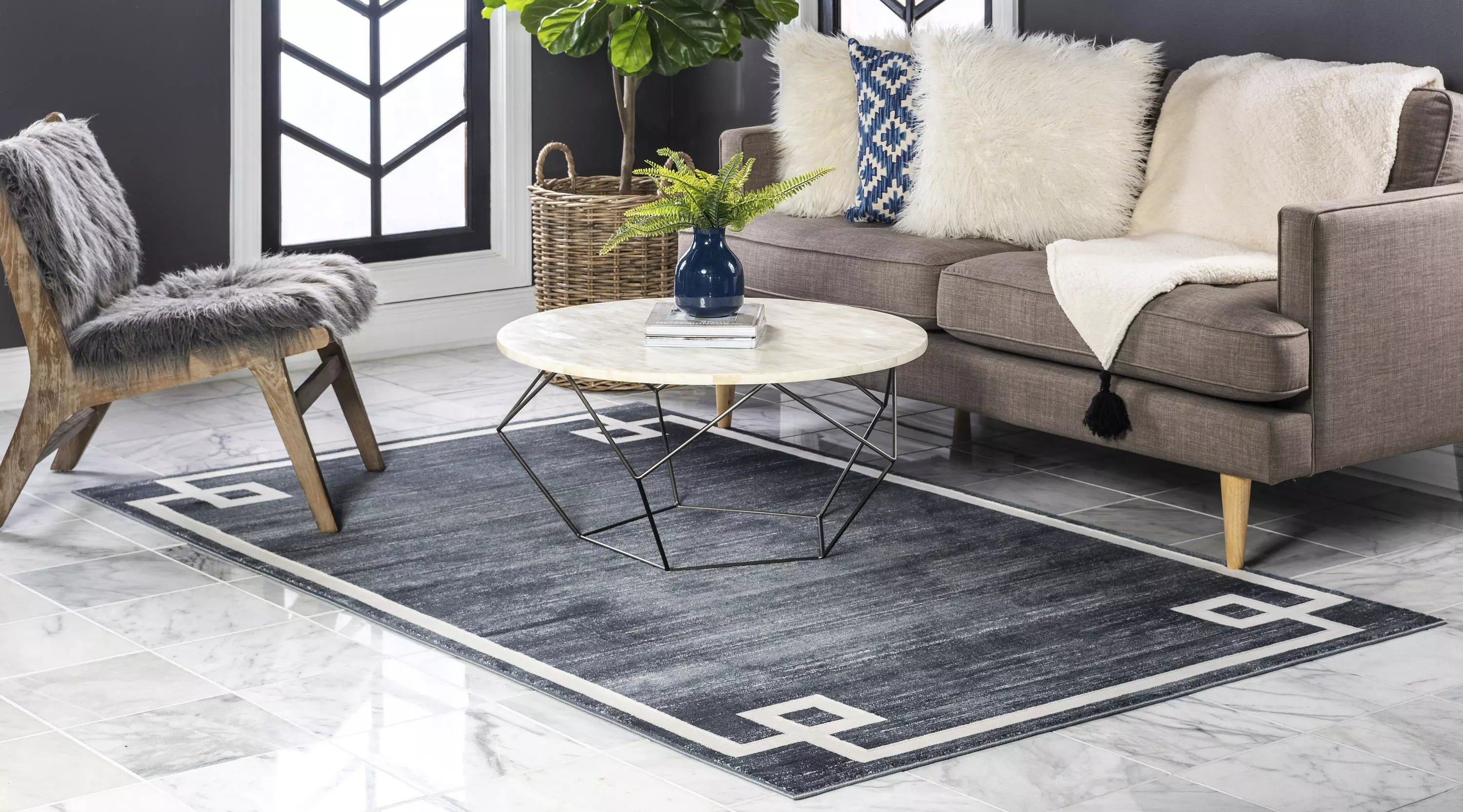 Dangelo - Modern European Bordered Rug