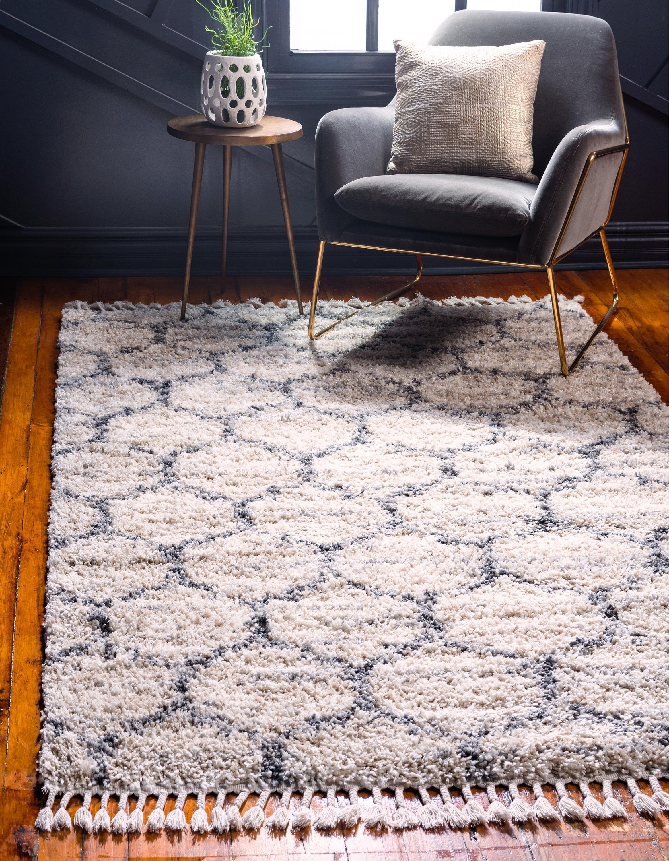 Broderick - Modern Pattern Shaggy Rug