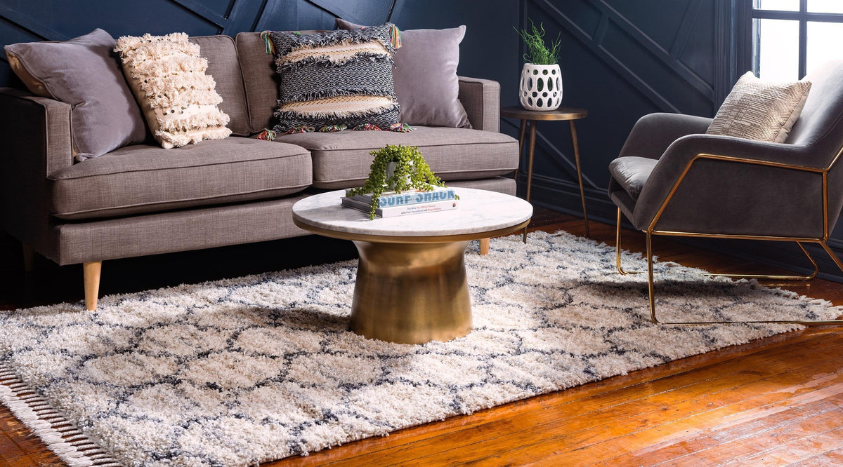 Broderick - Modern Pattern Shaggy Rug