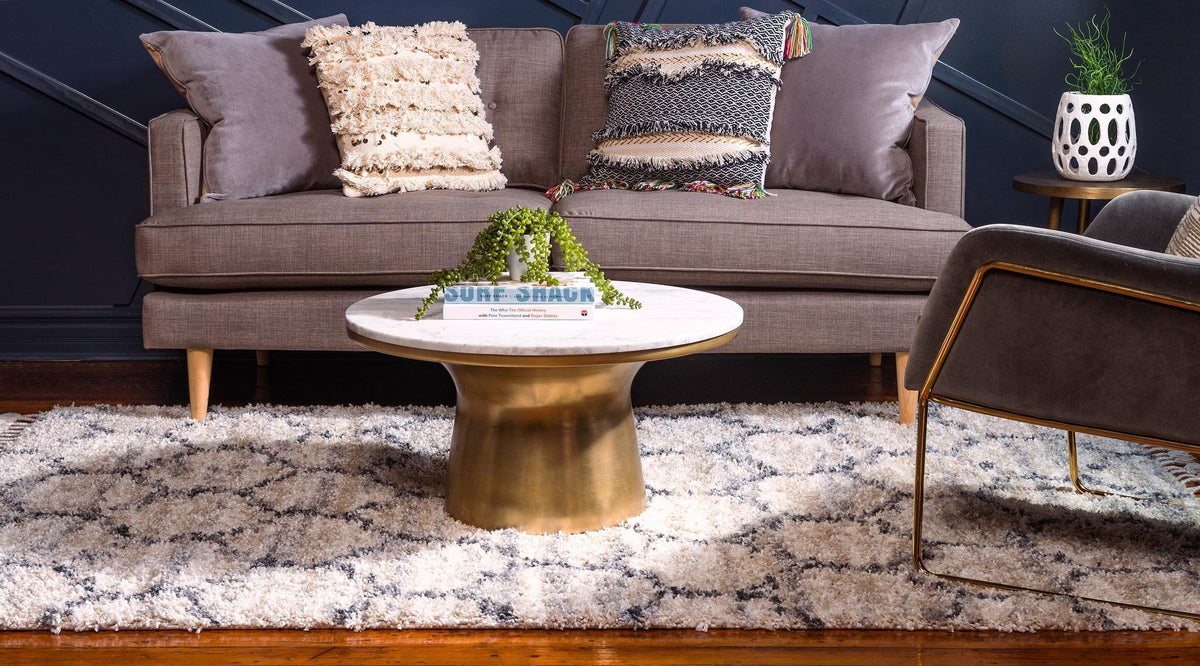 Broderick - Modern Pattern Shaggy Rug