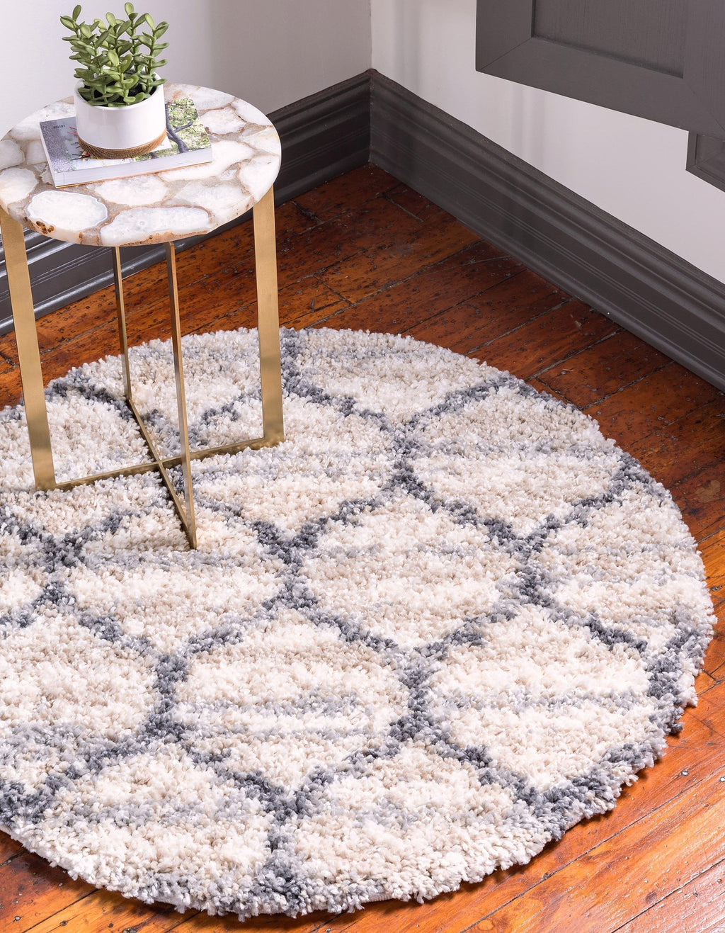 Broderick - Modern Pattern Shaggy Rug