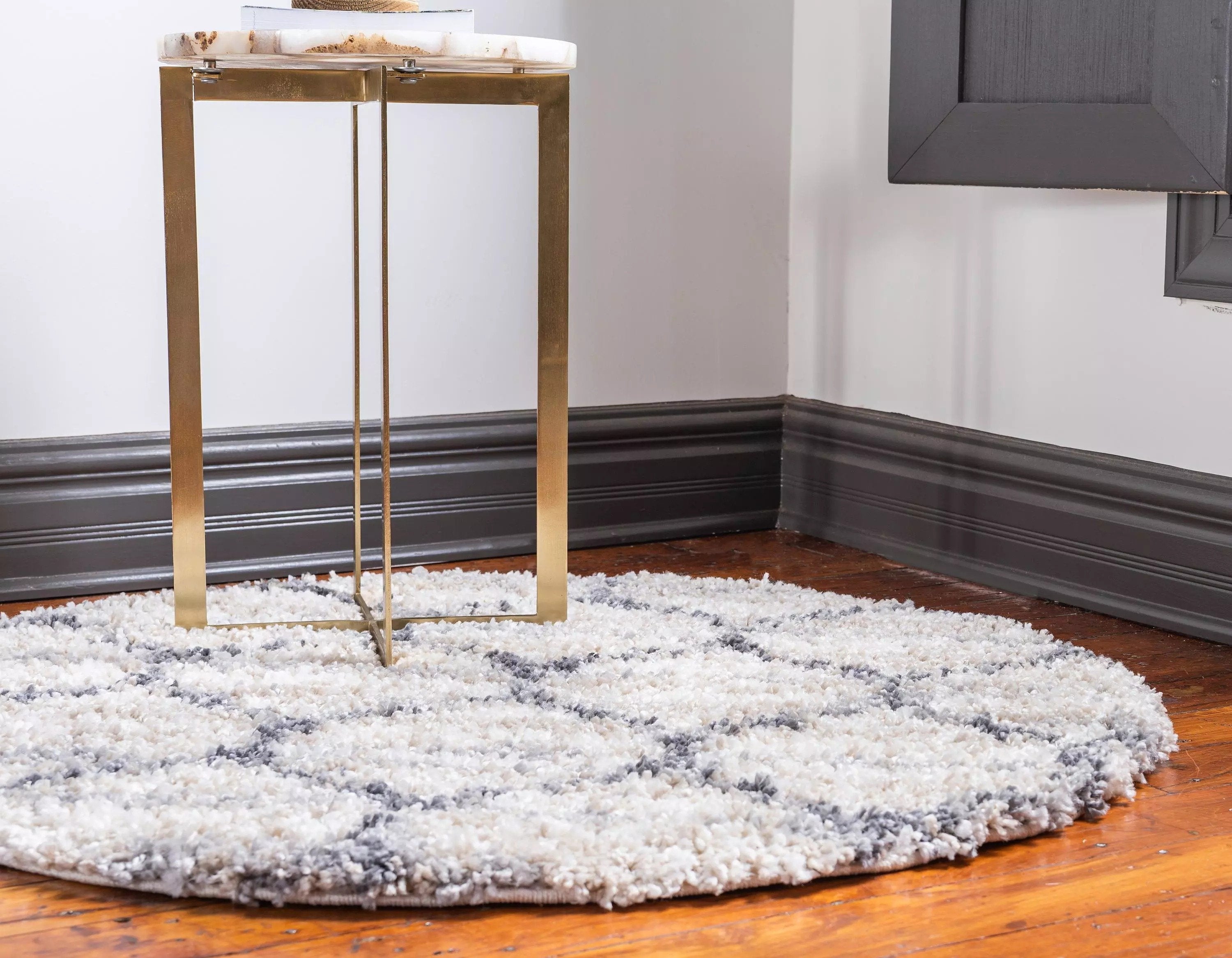 Broderick - Modern Pattern Shaggy Rug