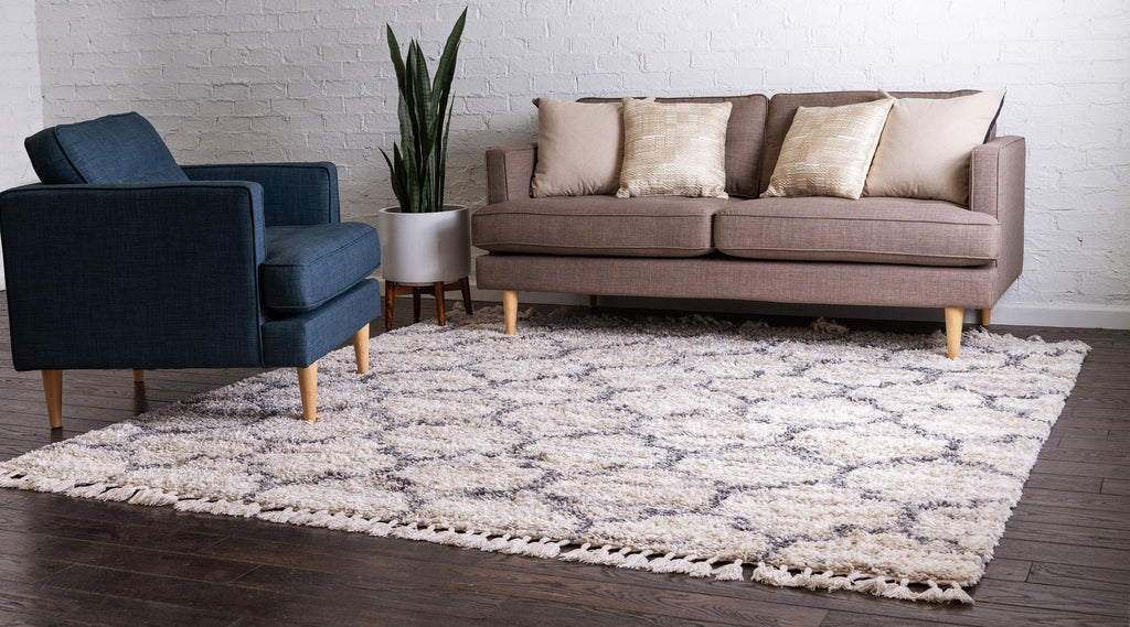 Broderick - Modern Pattern Shaggy Rug