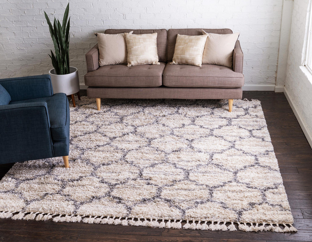 Broderick - Modern Pattern Shaggy Rug