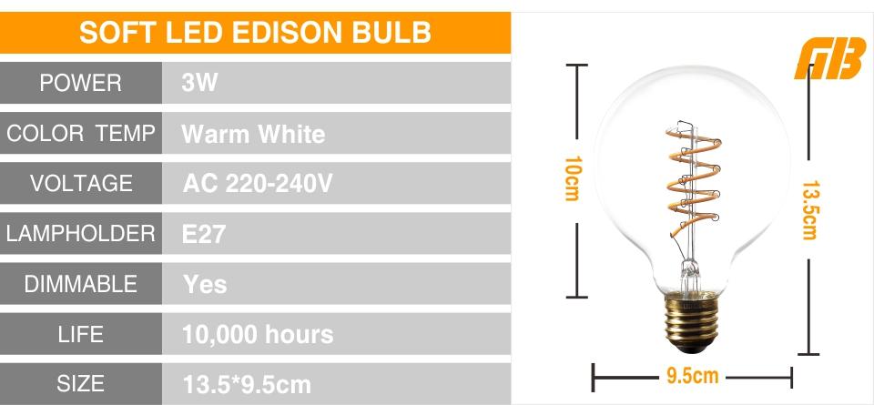 Jax - Classic Vintage LED Bulb