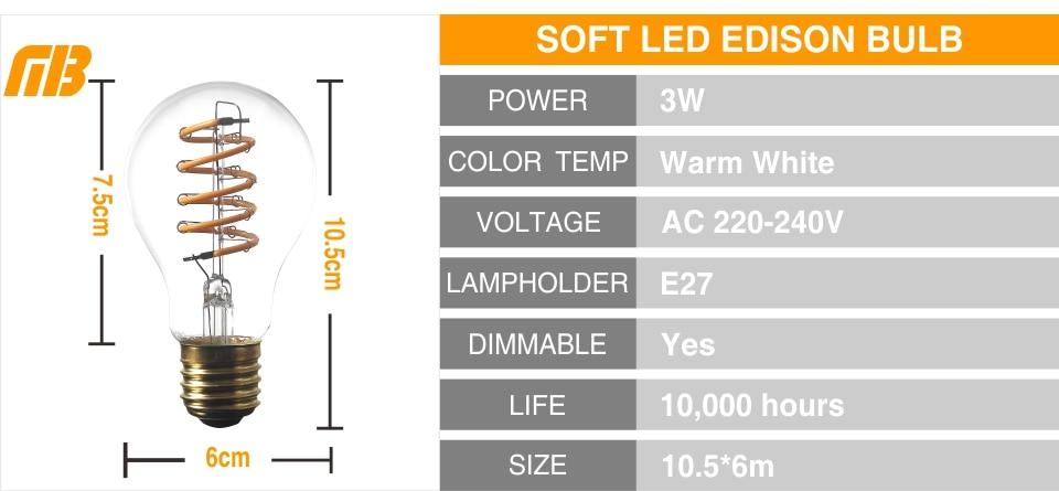 Jax - Classic Vintage LED Bulb