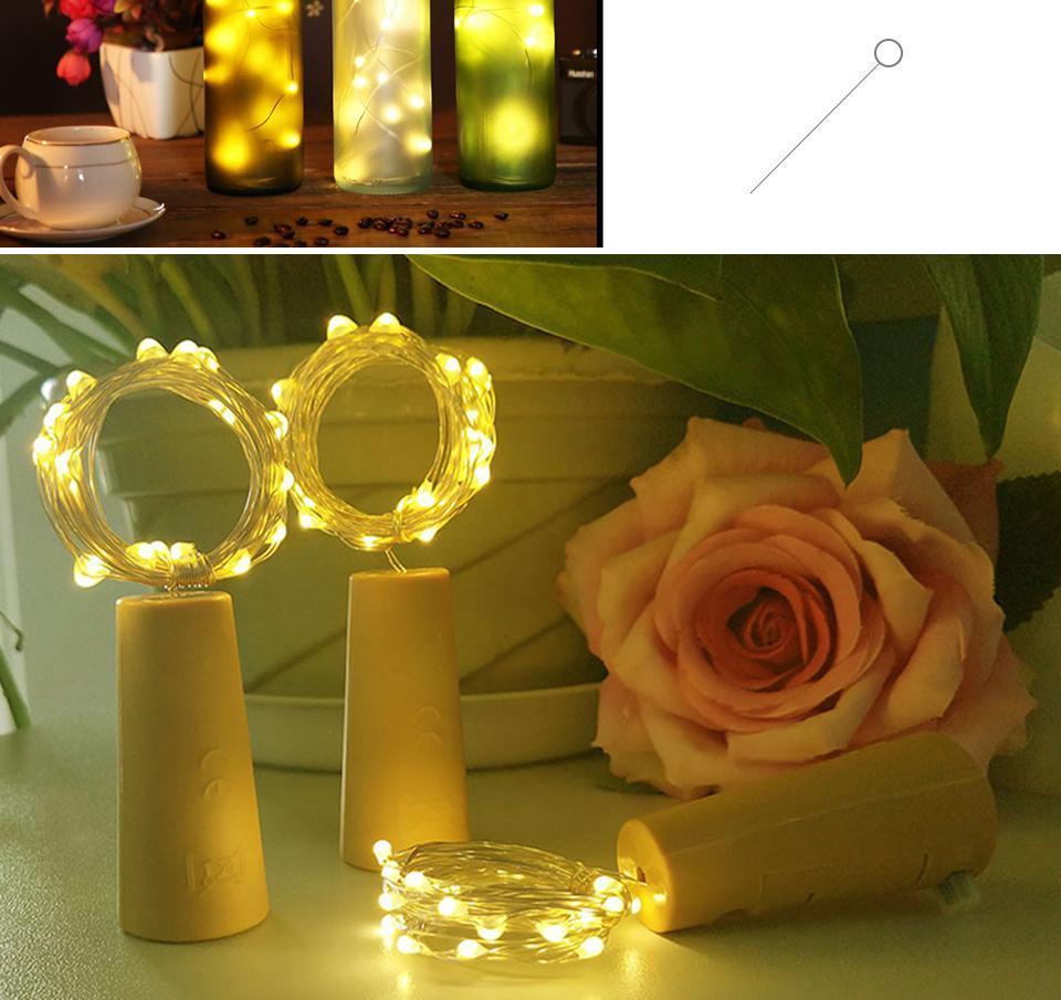 Brightly - LED Wine-Bottle String Light