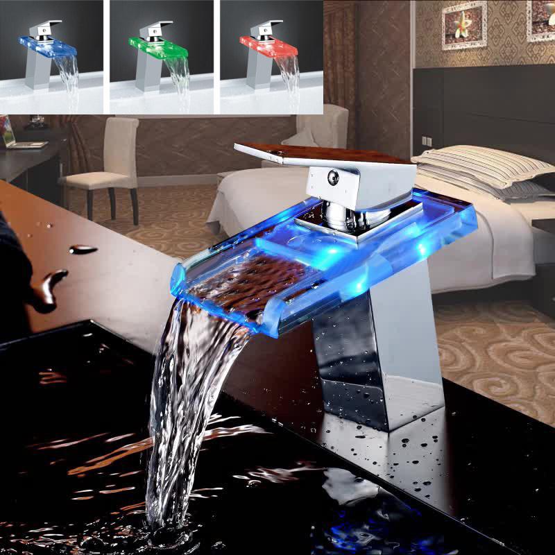 LED Temperature Color-Changing Faucet