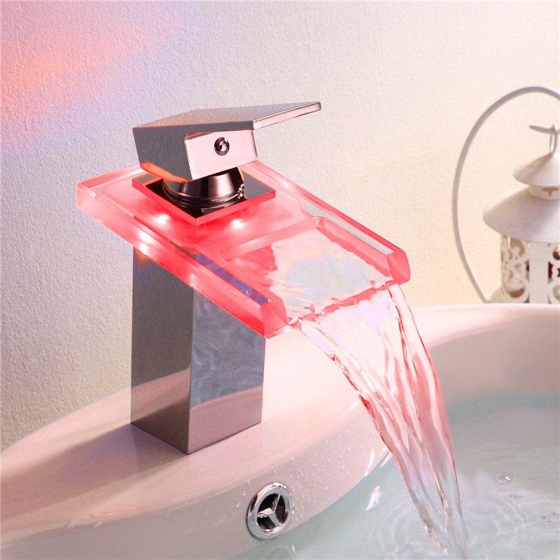 LED Temperature Color-Changing Faucet