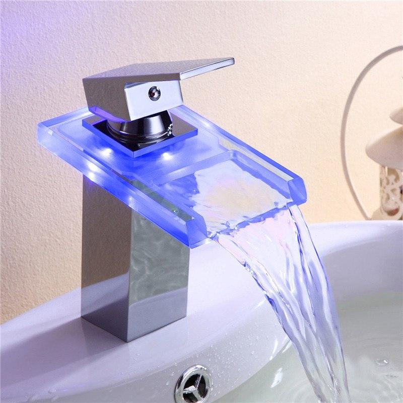 LED Temperature Color-Changing Faucet