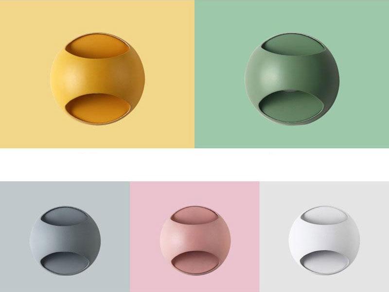 Acacia - Modern Nordic Light-Reflection Round Lamp