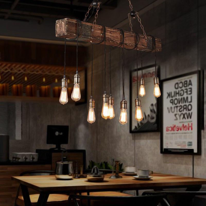 Brio - Antique Wooden Beam Pendant Lamp