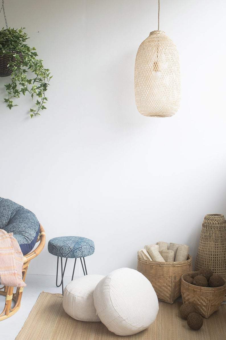 Kanya - Collapsible Bamboo Pendant Light