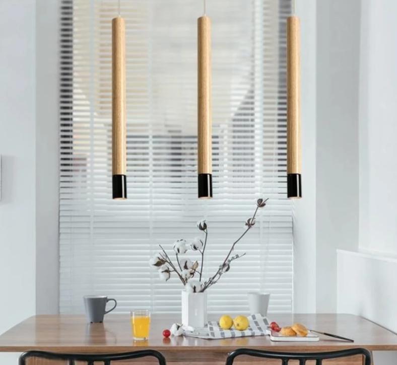 Ambrose - Modern Nordic Long Wood Pendant Lamp